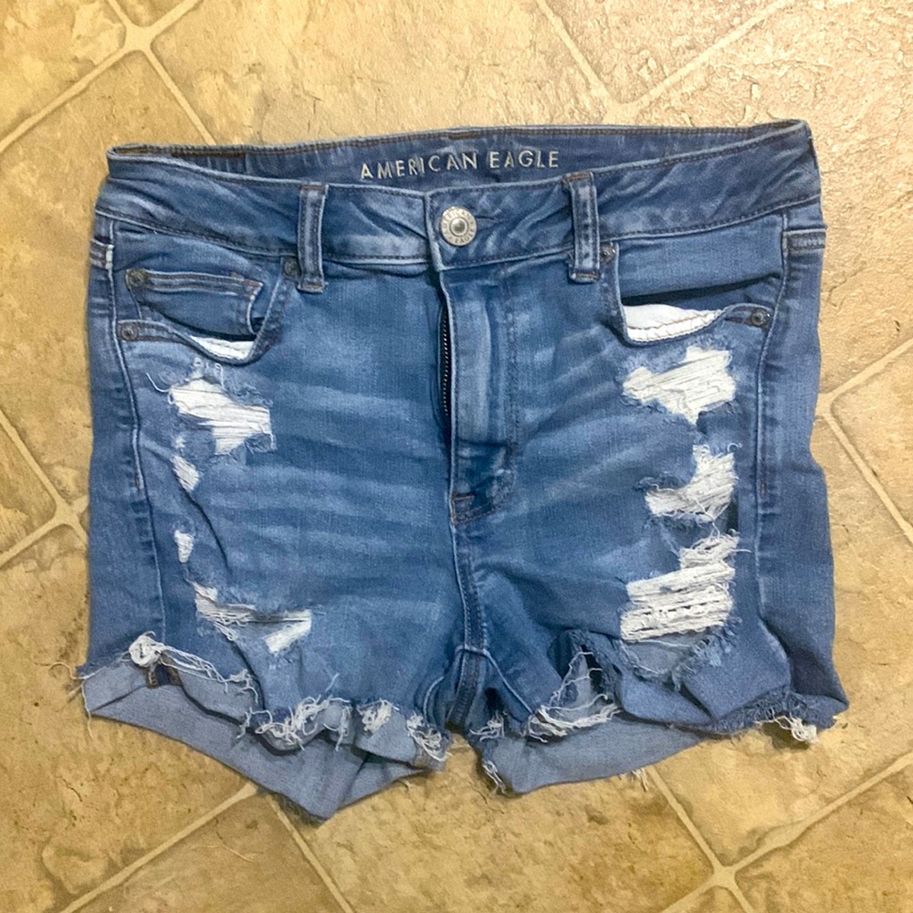 Distressed Jean Shorts AE